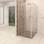 Aspen Chrome Corner Entry Shower Enclosure – 885 x 885 x 1850mm