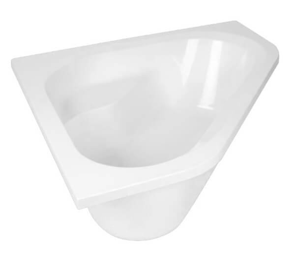 Piazza White Built-in Corner Bath – 1350 x 1350 x 1900mm - Image 2