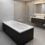 Origami White Bath Built-in Straight Bath - 1795 x 795mm